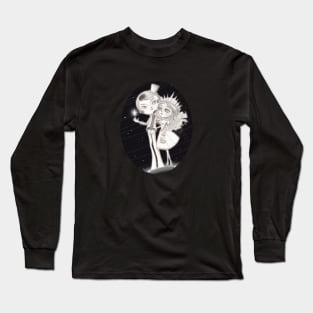 Moon man Romance with Lady Sun Long Sleeve T-Shirt